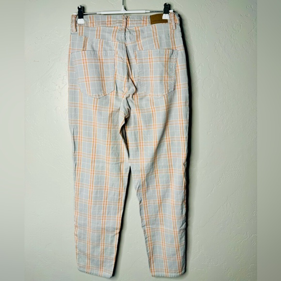 American Eagle Plaid High Waisted Mom Jean SZ 2 NEW! - Picture 3 of 16